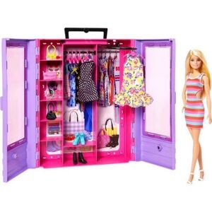Barbie Fashion Closet with dolls and accessories
